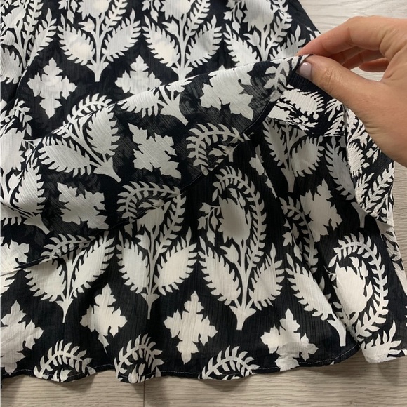 Diane Von Furstenberg Fay Crinkle Cotton Silk Sleeveless Floral Dress - Picture 5 of 14